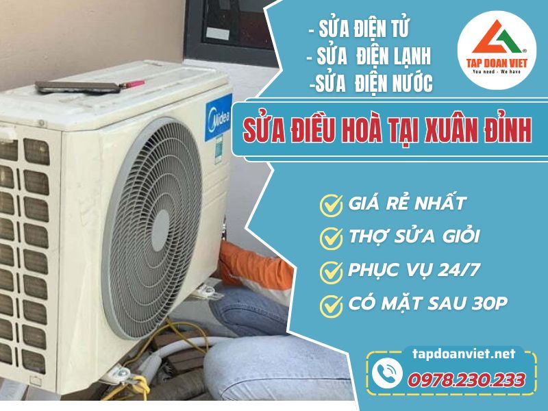 thợ Sửa điều hòa tại Xuân Đỉnh uy tín, tận tâm