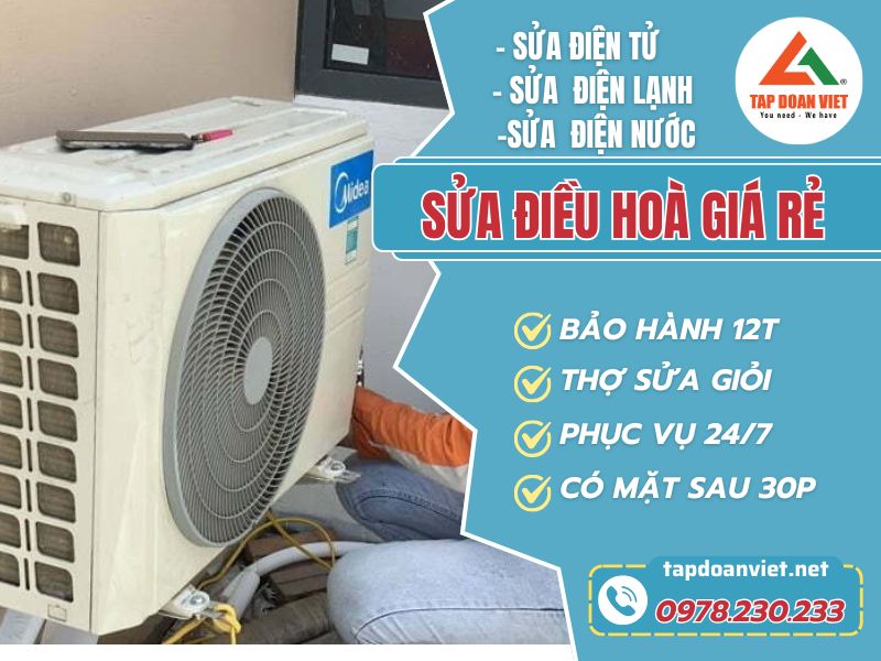 dịch vụ sửa điều hòa giá rẻ tại nhà Hà Nội