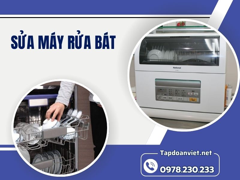 Dịch vụ sửa máy rửa bát tại nhà uy tín, giá ưu đãi 30% hôm nay