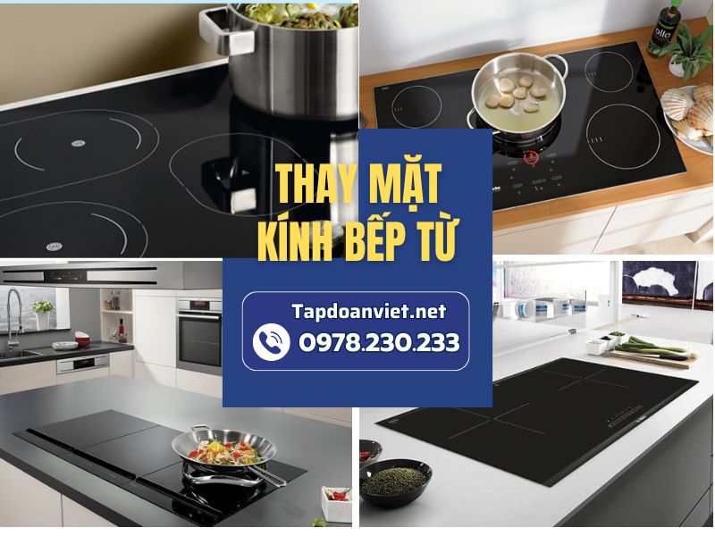 Dịch vụ thay mặt kính bếp từ uy tín – Giá tốt tại Hà Nội