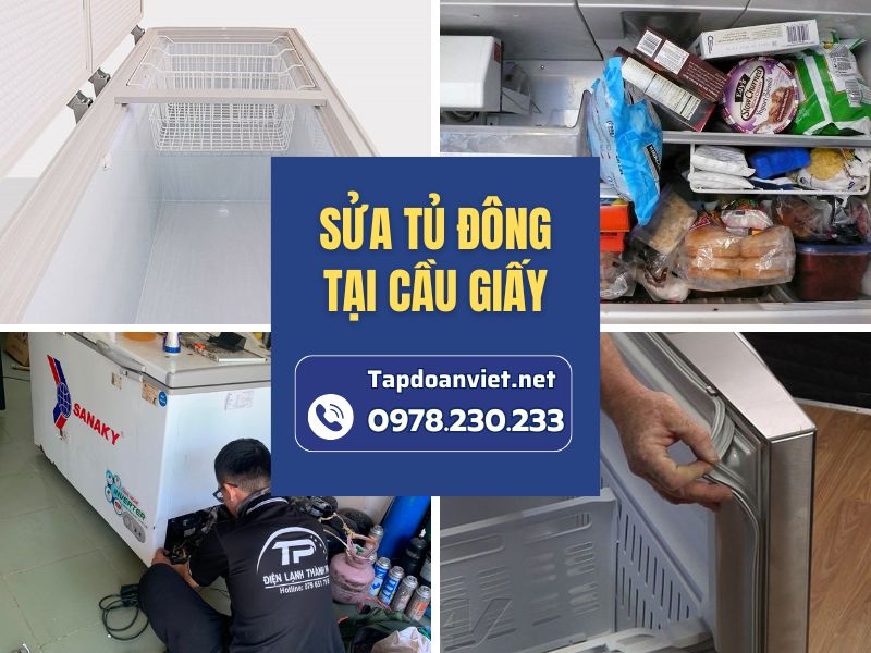 Dịch vụ Sửa tủ đông tại Cầu Giấy uy tín, giá rẻ, thợ giỏi