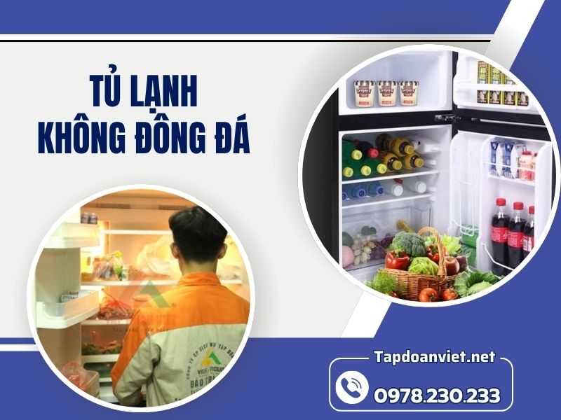 Tủ lạnh không đông đá – cách xử lý hiệu quả tại nhà