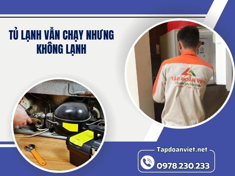 Tủ lạnh vẫn chạy nhưng không lạnh – cách xử lý hiệu quả tại nhà