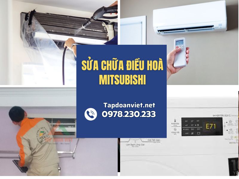 Địa chỉ sửa chữa điều hoà Mitsubishi tại nhà chuẩn thợ