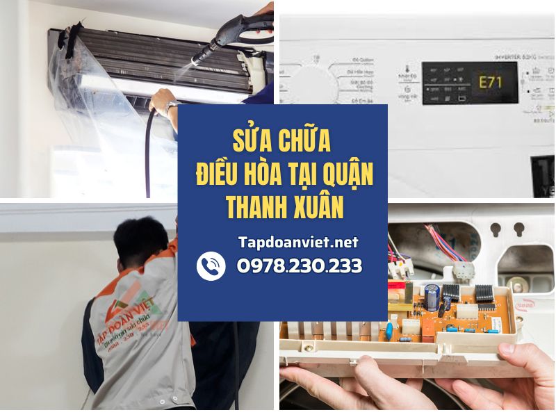 Dịch vụ sửa chữa điều hòa tại quận Thanh Xuân uy tín, giá ưu đãi