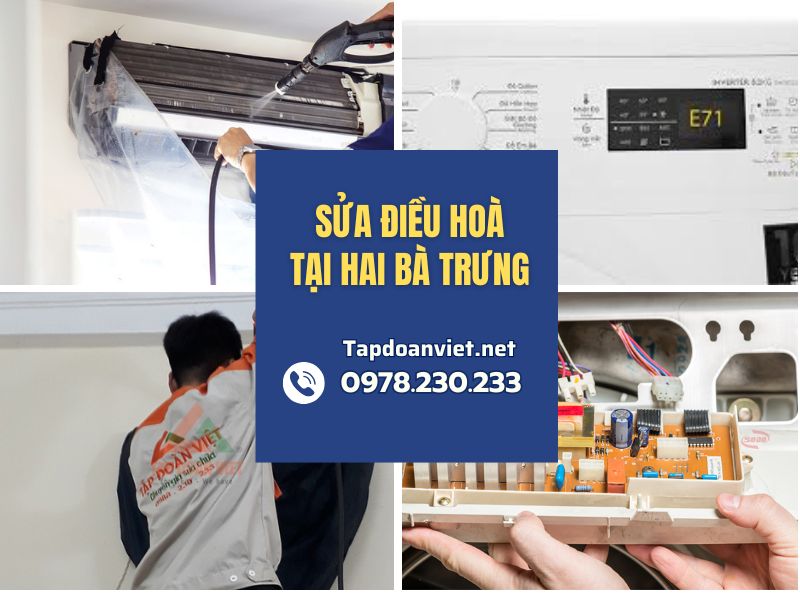 Dịch vụ sửa điều hoà tại Hai Bà Trưng uy tín, giá rẻ, thợ giỏi
