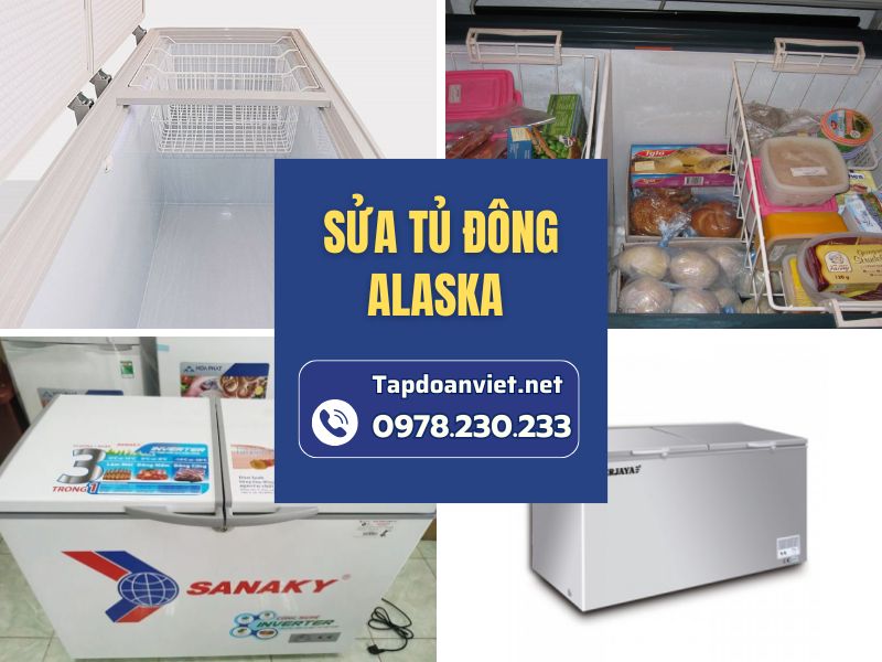 Địa chỉ sửa tủ đông Alaska tại nhà chuẩn thợ