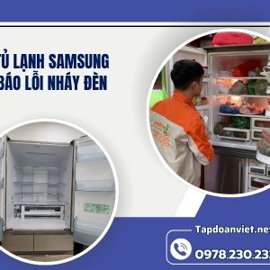 Tủ Lạnh Samsung Báo Lỗi Nháy đèn