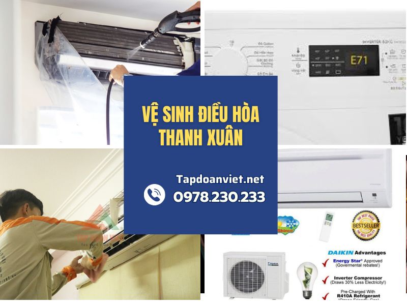 Dịch vụ vệ sinh điều hòa Thanh Xuân 24/7 giá rẻ, thợ chuyên nghiệp