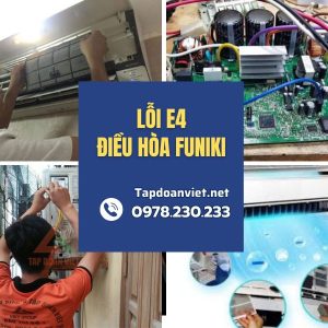 Lỗi E4 điều Hòa Funiki