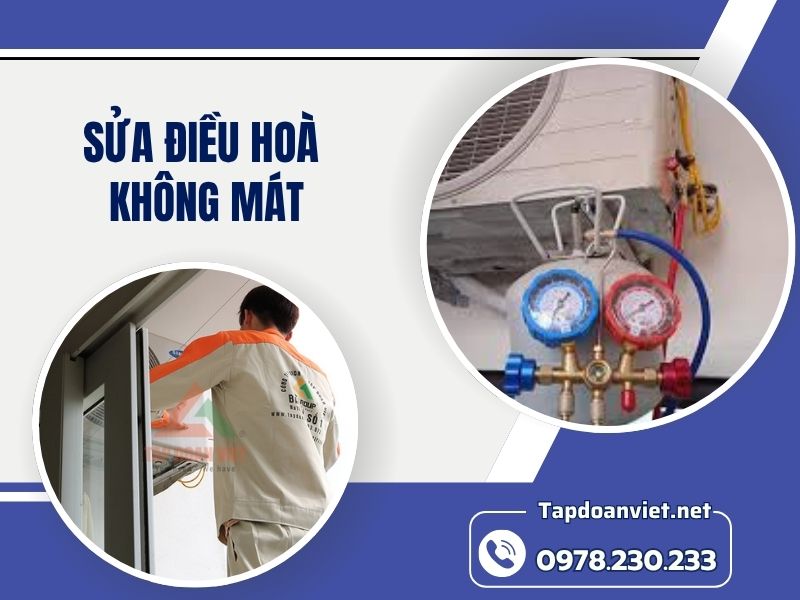 Địa chỉ sửa điều hoà không mát tại nhà nhanh nhất 30 phút