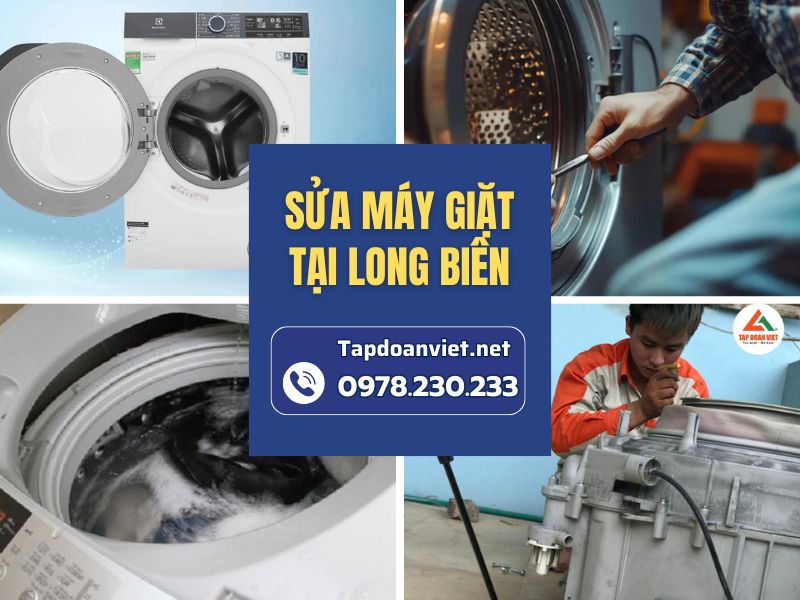 Dịch vụ sửa máy giặt tại Long Biên giá rẻ, thợ chuyên nghiệp