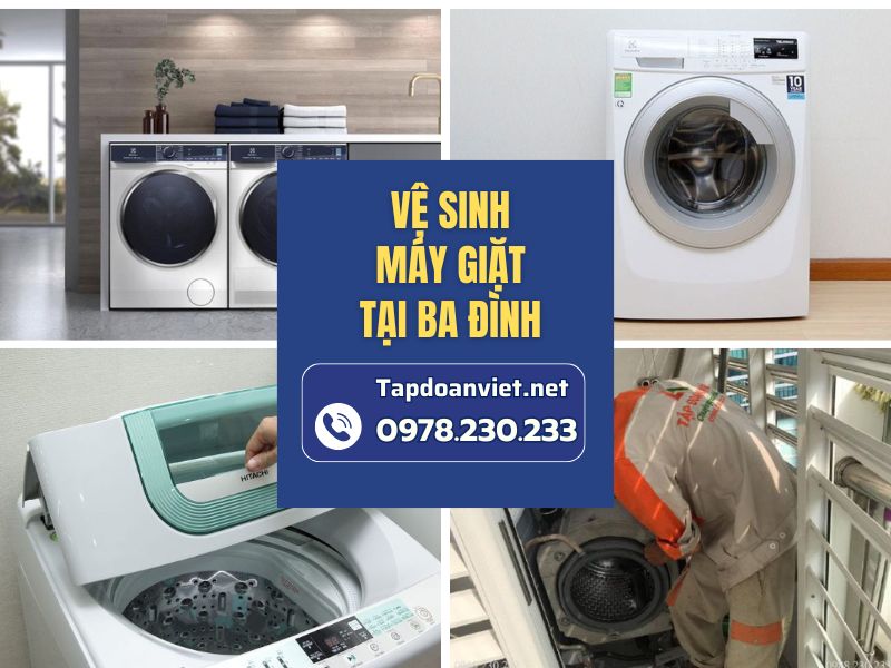 Địa chỉ vệ sinh máy giặt tại Ba Đình sạch bóng, nhanh, giá rẻ