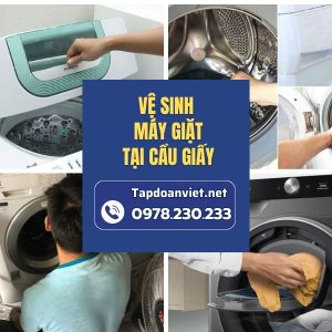 Dịch Vụ Vệ Sinh Máy Giặt Tại Cầu Giấy Giá Rẻ, Thợ Chuyên Nghiệp