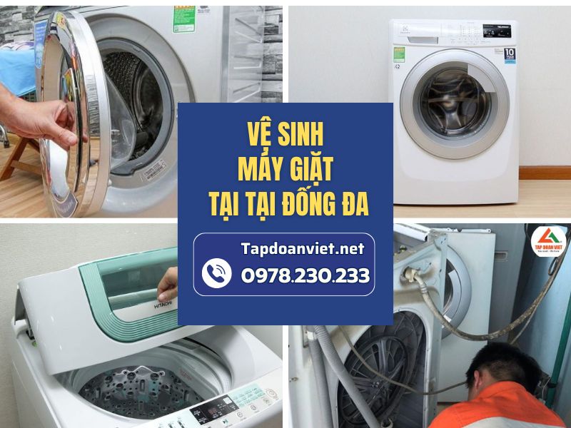 Địa chỉ vệ sinh máy giặt tại  tại Đống Đa sạch bóng, nhanh, giá rẻ